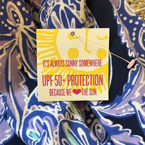 Lilly Pulitzer UPF 50+ Skipper Dress Lilac Verben Pop Up Coco Safari - New - XXS - Picture 9 of 15